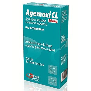 Agemoxi Cl 250 Mg Com 10 Comprimidos
