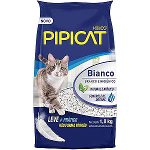 Areia Sanitária Kelco Pipicat Bianco 1,8 Kg