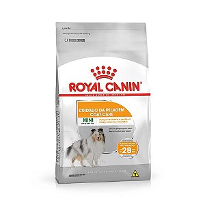 Ração Royal Canin Coat Care Cuidado da Pelagem para Cães Adultos Mini 2,5kg