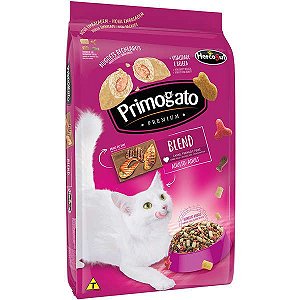 Ração Primogato Premium Blend Carne, Frango e Peixe para Gatos Adultos