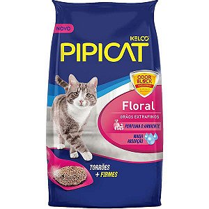 Areia Sanitária Kelco Pipicat Floral