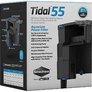 Seachem Filtro Tidal 55 Para aquários de até 200 Litros Vazão 1000 L/h 220v