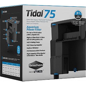 Seachem filtro Tidal 75 Para aquários de até: 300 Litros Vazão: 1500 L/h 220V