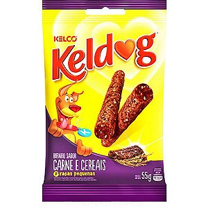 Bifinho Keldog Raças Pequenas Carne e Cereais 55g