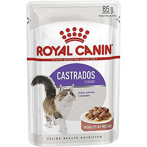 Ração Royal Canin Sachê Feline Sterilised para Gatos Castrados 85g