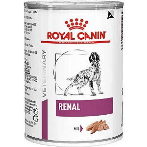Ração Royal Canin Lata Canine Veterinary Diet Renal Wet para Cães 410 g