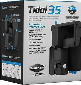 Filtro Externo Seachem Tidal 35 (até 130L) 500L/h 6W