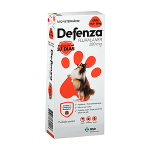 Antiparasitário MSD Defenza 100mg para Cães 4,6 a 10Kg