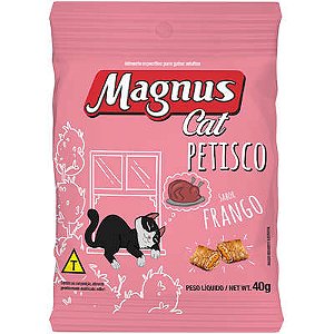 Petisco Magnus Cat Frango para Gatos Adultos 40g