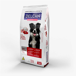 Ração Delcan Super Premium Cães Adultos 15 Kg