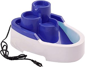 Fonte DuraPets Bivolt Azul para Cães e Gatos 2,5L
