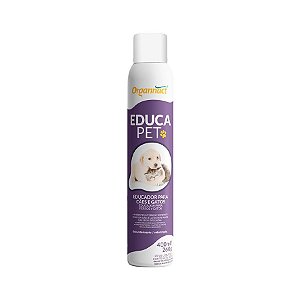 Educador Organnact Educa Pet para Cães e Gatos Aerossol 400 mL