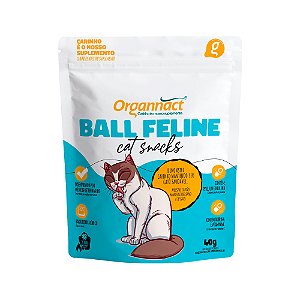 Suplemento Organnact Ball Feline Cat Snacks para Gatos 40 g