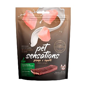 Snack Petitos Pet Sensations para Cães Sabor Frango e Iogurte 65g