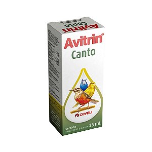 Suplemento Vitamínico Avitrin Canto para Pássaros - 15ml