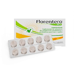 Suplemento Bioctal Florentero ACT para Cães e Gatos 10 comprimidos