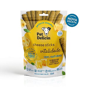 Petisco Natural Pet Delícia Cheese Vitalidade Prebióticos para Cães 120 g
