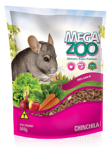 Ração Extrusada Megazoo Chinchila 500g