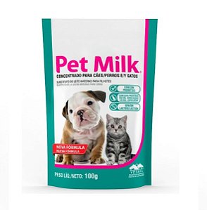 Pet Milk Sachê Cães e Gatos Filhotes Vetnil 100g