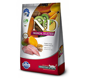 Ração Farmina N&D Tropical Selection Frango para Gatos Adultos 1,5Kg