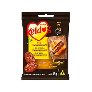Bifinho Keldog Gourmet Mini Burguer Costela Angus para Cães 55g