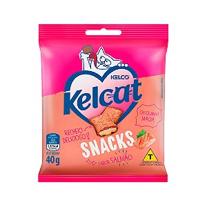 Snack Kelcat para Gatos Sabor Salmão 40g