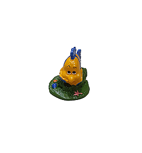 Peixe Pequena Sereia Linguado Enfeite para Aquário