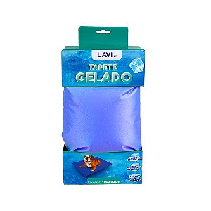 Tapete Gelado Lavipet Azul para Cães