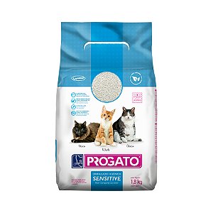 Areia Higiênica Progato para Gatos Sensitive 1,8 Kg