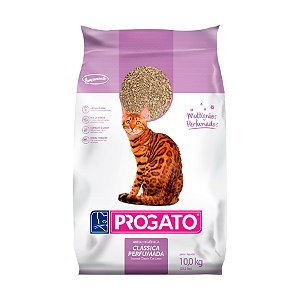 Areia Clássica Perfumada Multigrãos Progato para Gatos 10kg