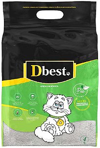 Areia Higiênica Dbest Bio Fina 4kg Biodegradável