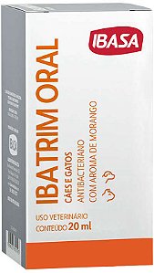 Antimicrobiano Ibasa Ibatrim Oral para Cães e Gatos