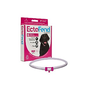 Coleira Antiparasitas EctoFend Zoetis Rosa para Cães Tam. G