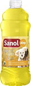Eliminador de odores Sanol Dog Citronela para Ambientes 2L