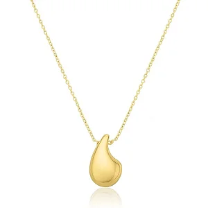 COLAR GOTA EM VIRGULA M B. OURO 18K