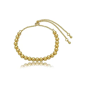 PULSEIRA GRAVATA BOLINHA B. OURO 18K