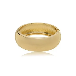 BRACELETE ABAULADO MAX B. OURO 18K