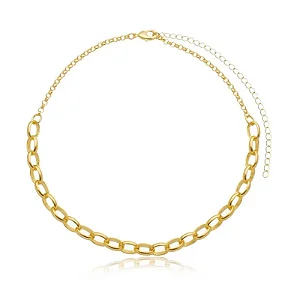 CHOKER ELOS PORTUGUÊS B. OURO 18K