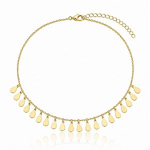 CHOKER BOREAL MEDALHAS B. OURO 18K
