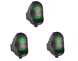 03 Interruptores Vidro Eletrico Focus 00 A 08 Dd Td Te 4t