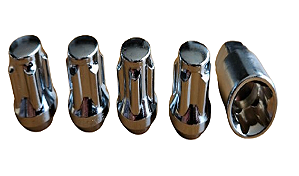 Jogo Porca Anti Furto Roda Cruze Todos