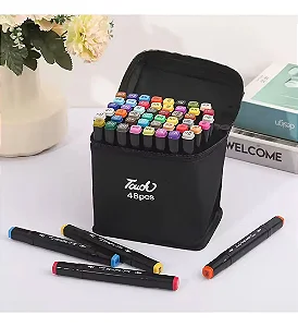 CANETA TOUCH 48 CORES PONTA DUPLA