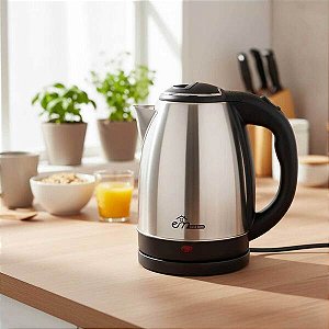 CHALEIRA ELÉTRICA INOX 1,8L