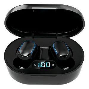 FONE DE OUVIDO SEM FIO BLUETOOTH COM DISPLAY