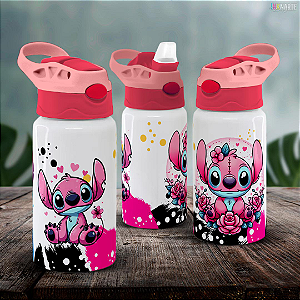 Squeeze Infantil Branco 500ml – Personalizado com Nome da Criança