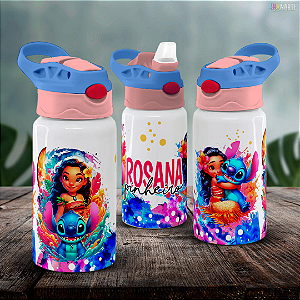 Squeeze Infantil Branco 500ml – Personalizado com Nome da Criança