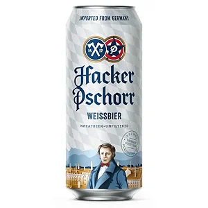 Cerveja Alemã Hacker-Pschorrl Weissbier Lata 500ml