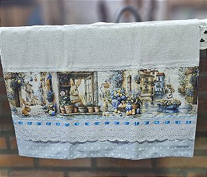 Pano de Copa Artesanal Verônica - Edição Páscoa