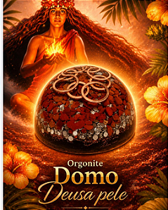 Orgonite Domo Deusa Pele