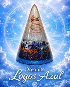 Orgonite Logos Azul